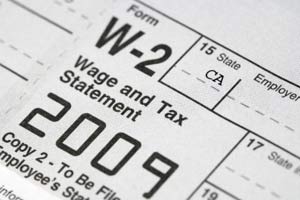 W-2 and taxes